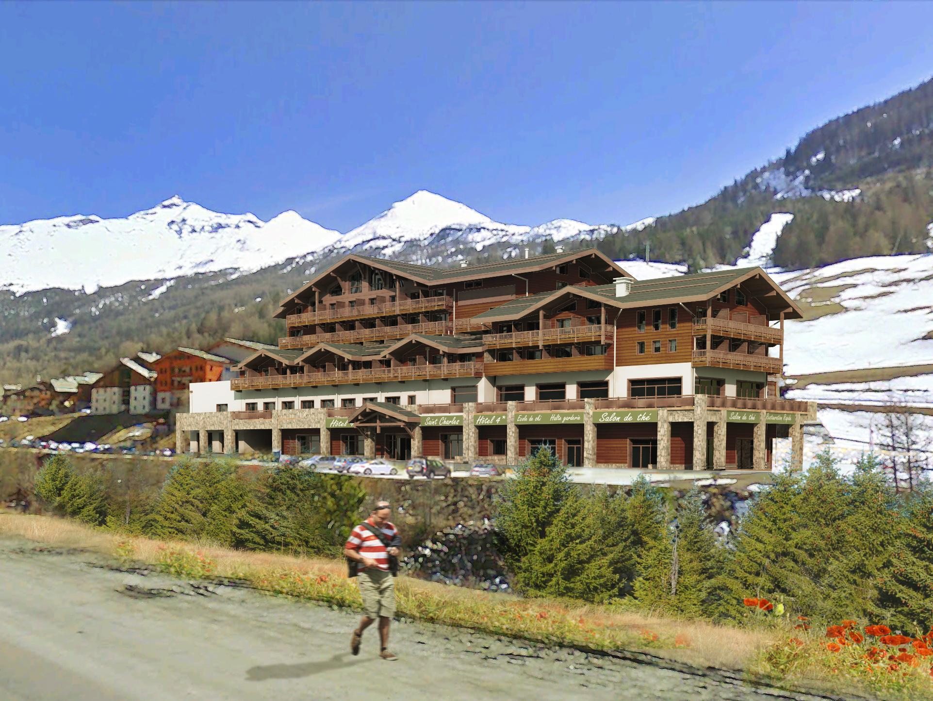 Hotel Saint Charles Val Cenis Lanslebourg-Mont-Cenis Exterior foto